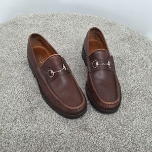 Gucci Womens Sz 8 Brown Leather Mules